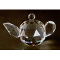 Crystal Beveled Tea Pot (2 3/4")